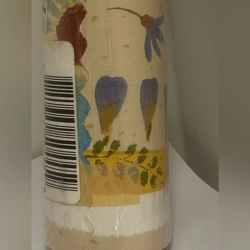 90s springmaid wall paper wall border floral LOVES ME daises Spring Maid vintage